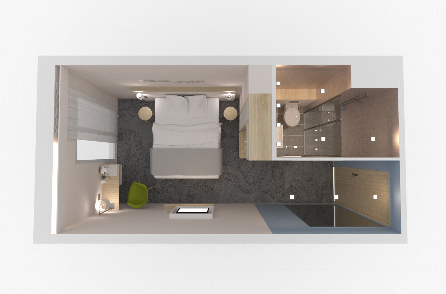 agencement_chambre_Kyriad_Begles