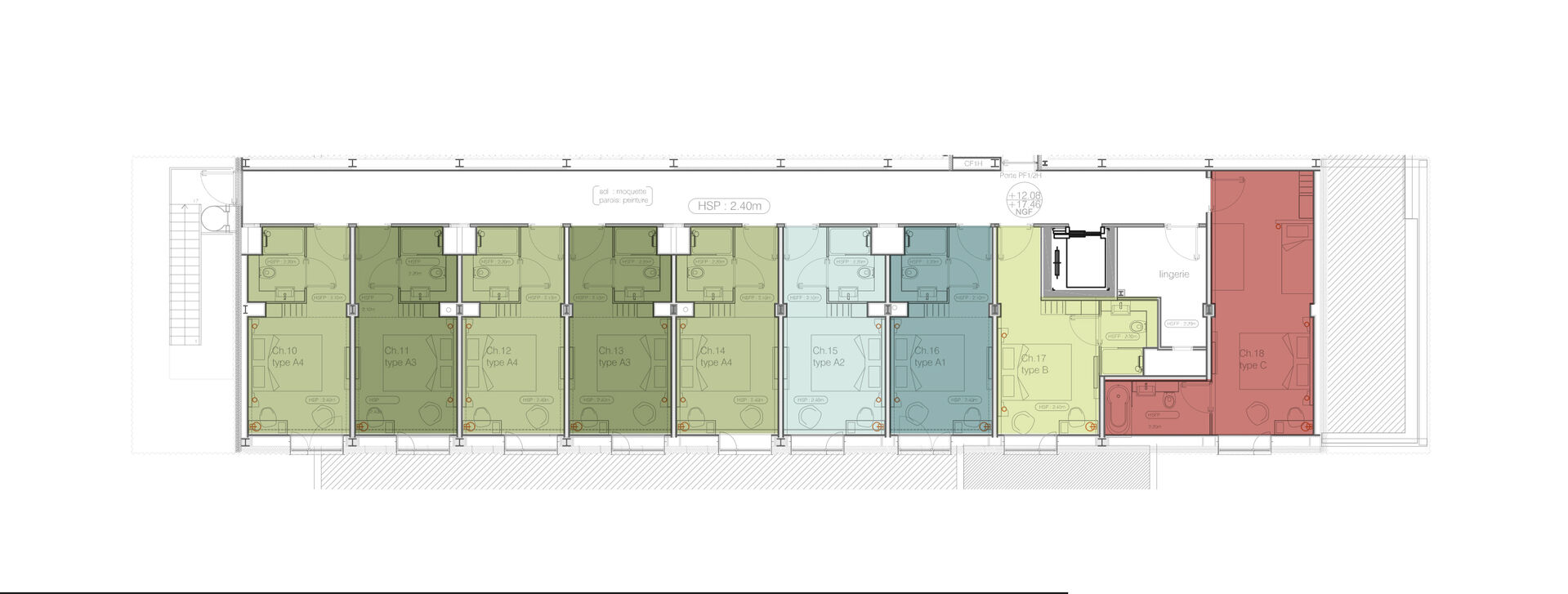 plans_amenagement_hotel_Kyriad_Begles